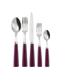 Sabre Paris Icone Aubergine 5 Piece Place Setting Weston Table