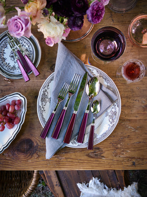  Sabre Paris Icone Bordeaux 5 Piece Place Setting Weston Table 