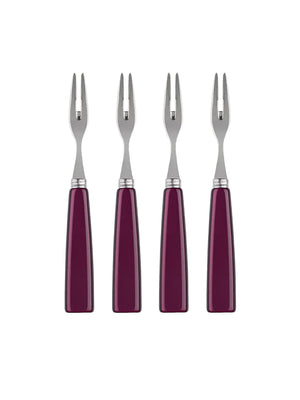  Sabre Paris Icone Bordeaux Cocktail Forks Set of Four Weston Table 