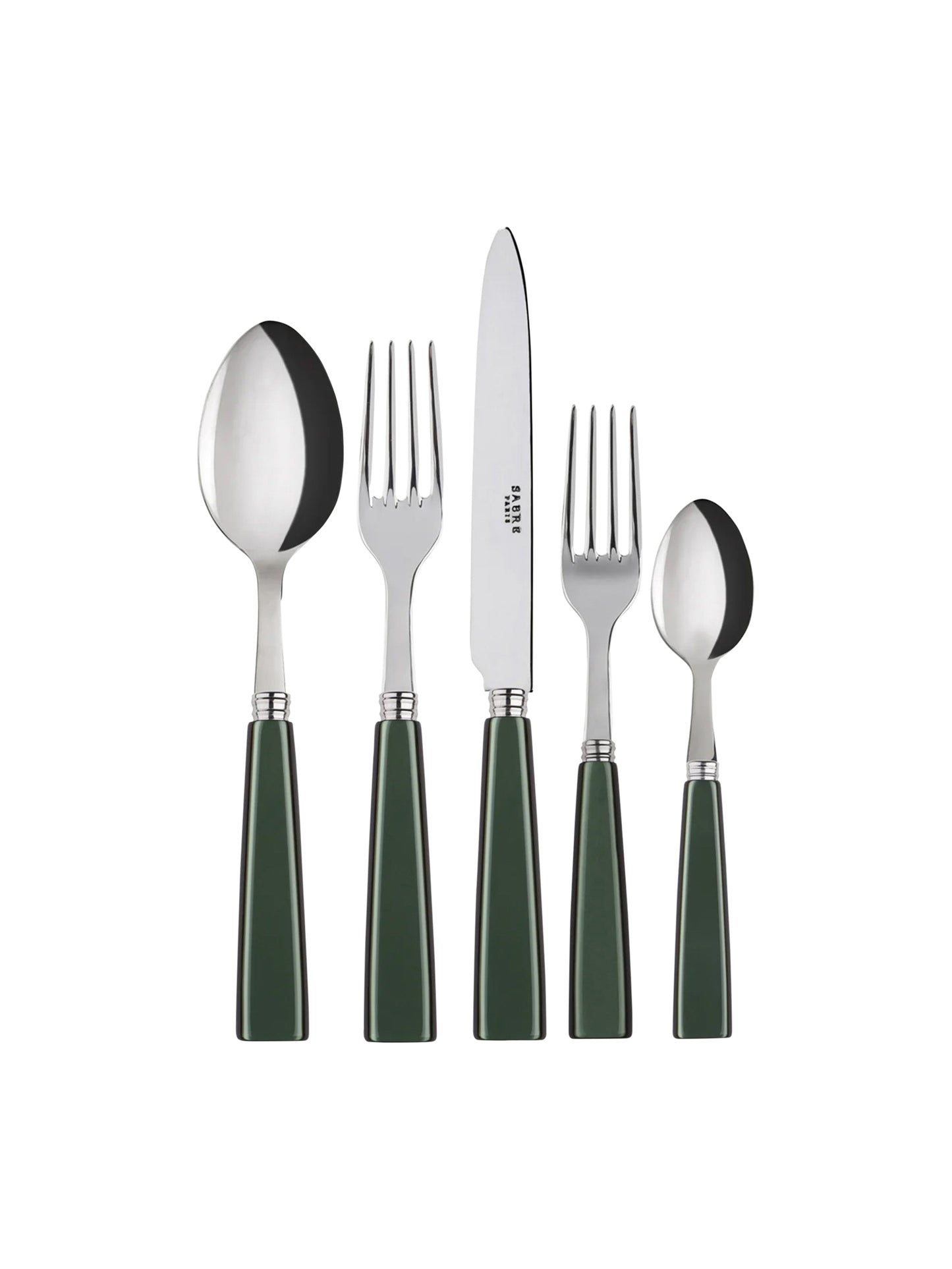 Sabre Paris Icone Dark Green 5 Piece Place Setting Weston Table