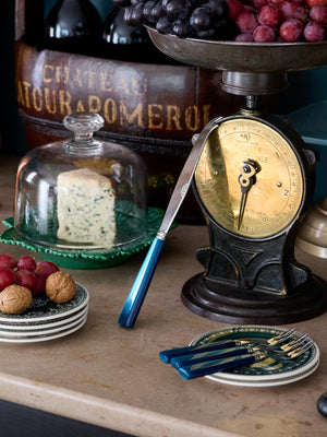  Sabre Paris Icone Marine Blue Cheese Knife Weston Table 
