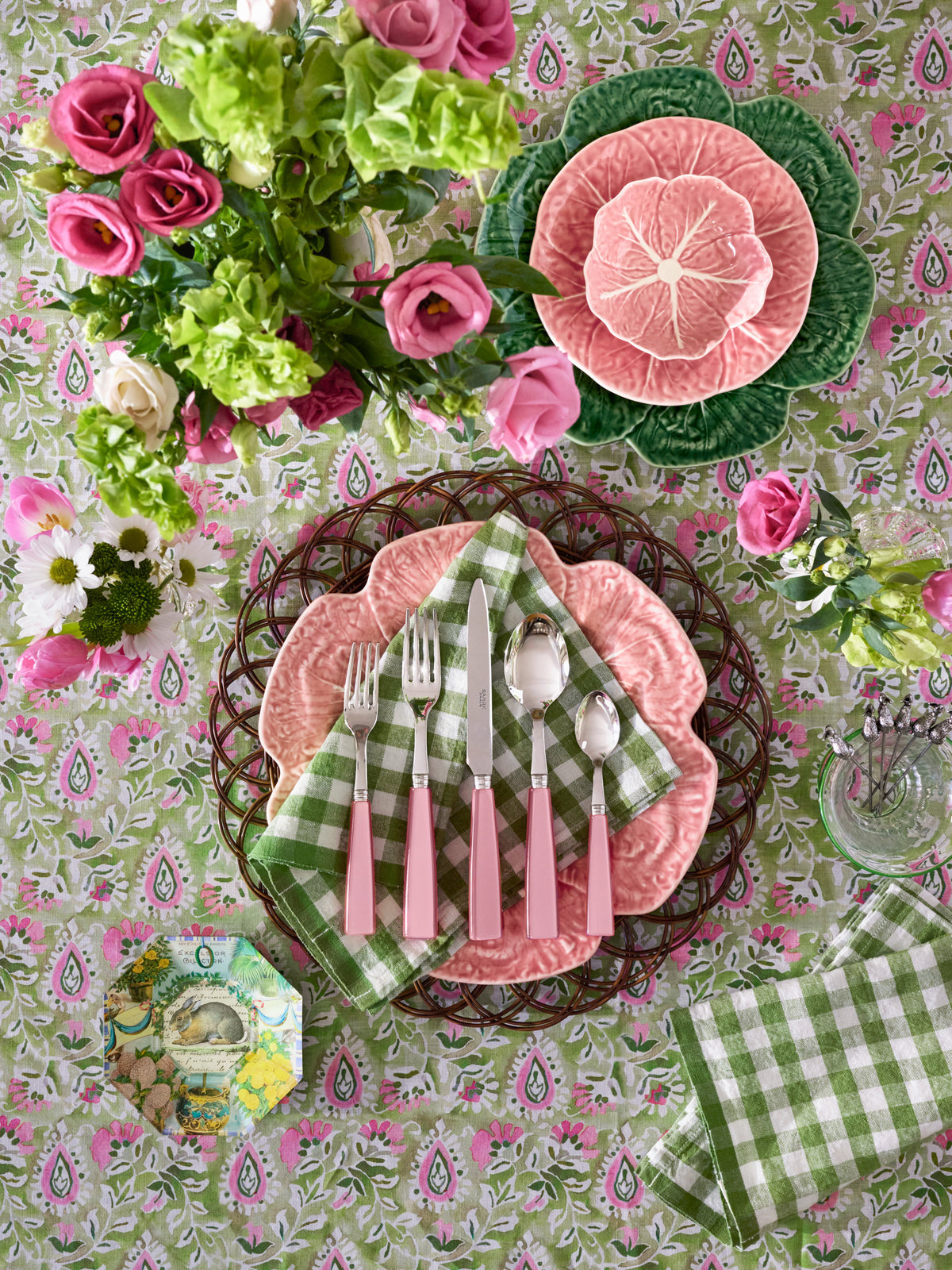 Sabre Paris Icone Pink 5 Piece Place Setting Weston Table