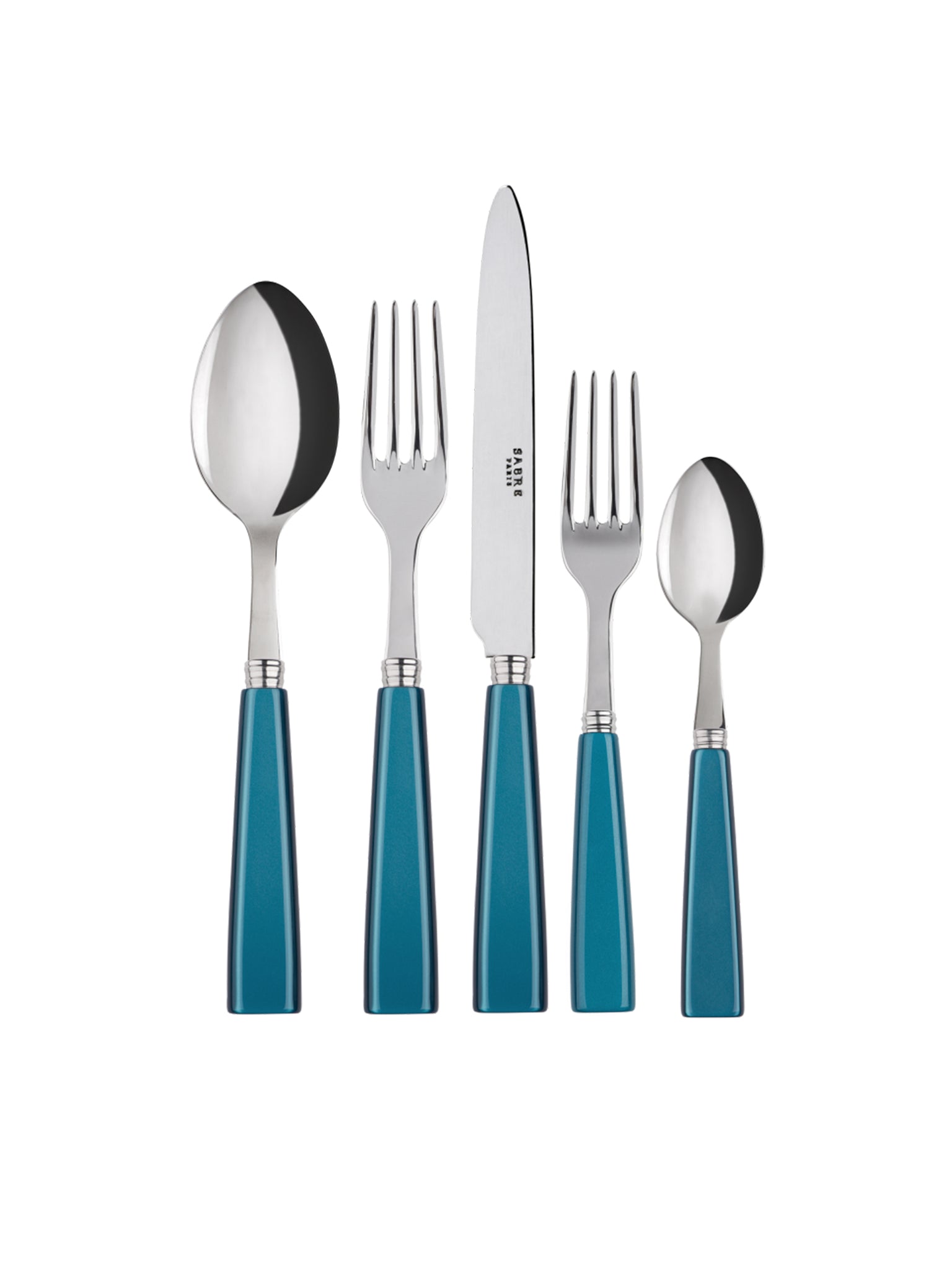 Sabre Paris Icone Turquoise 5 Piece Place Setting Weston Table