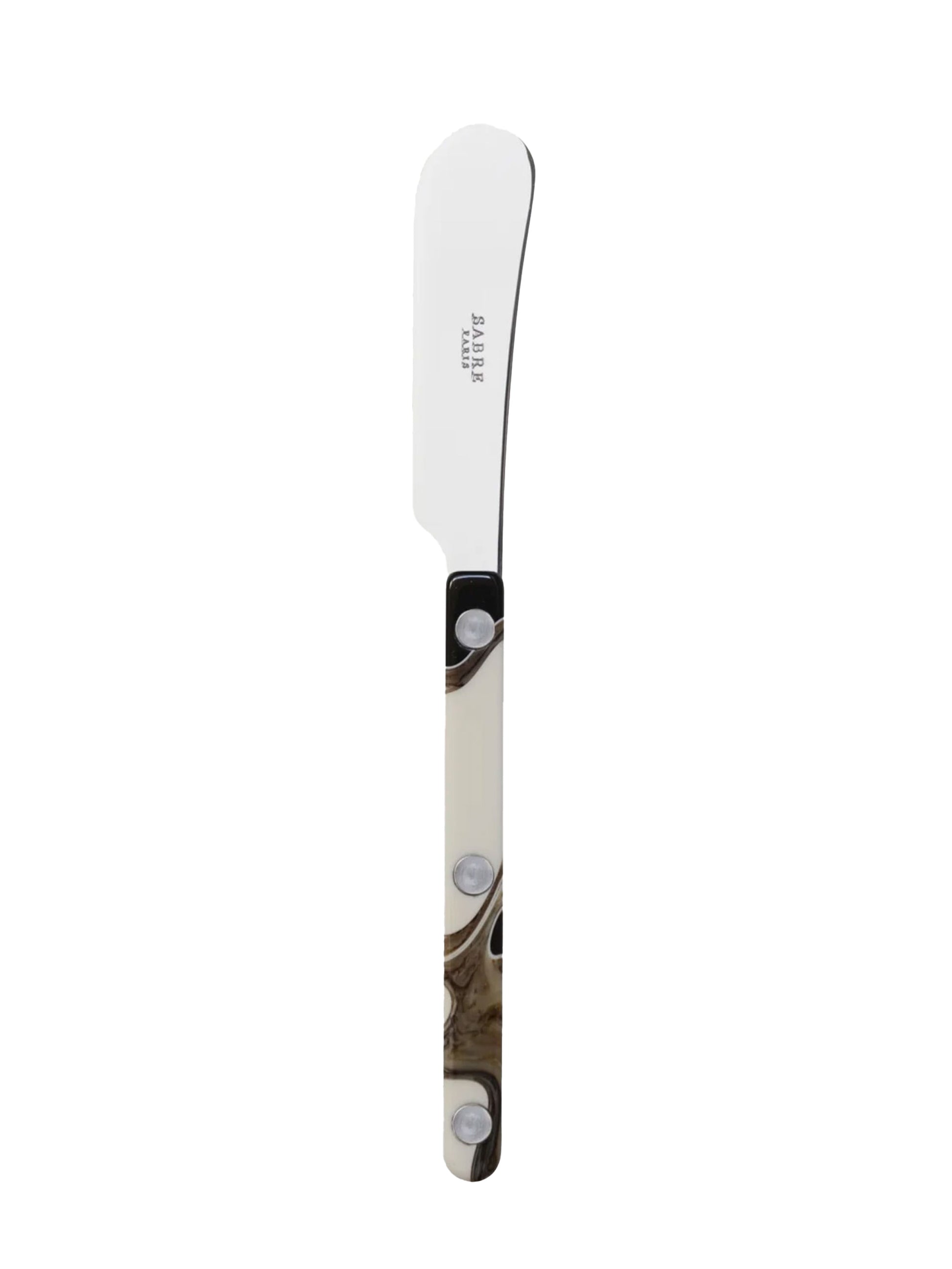 Sabre Paris Bistro Dune Black Butter Spreader Shiny Finish
