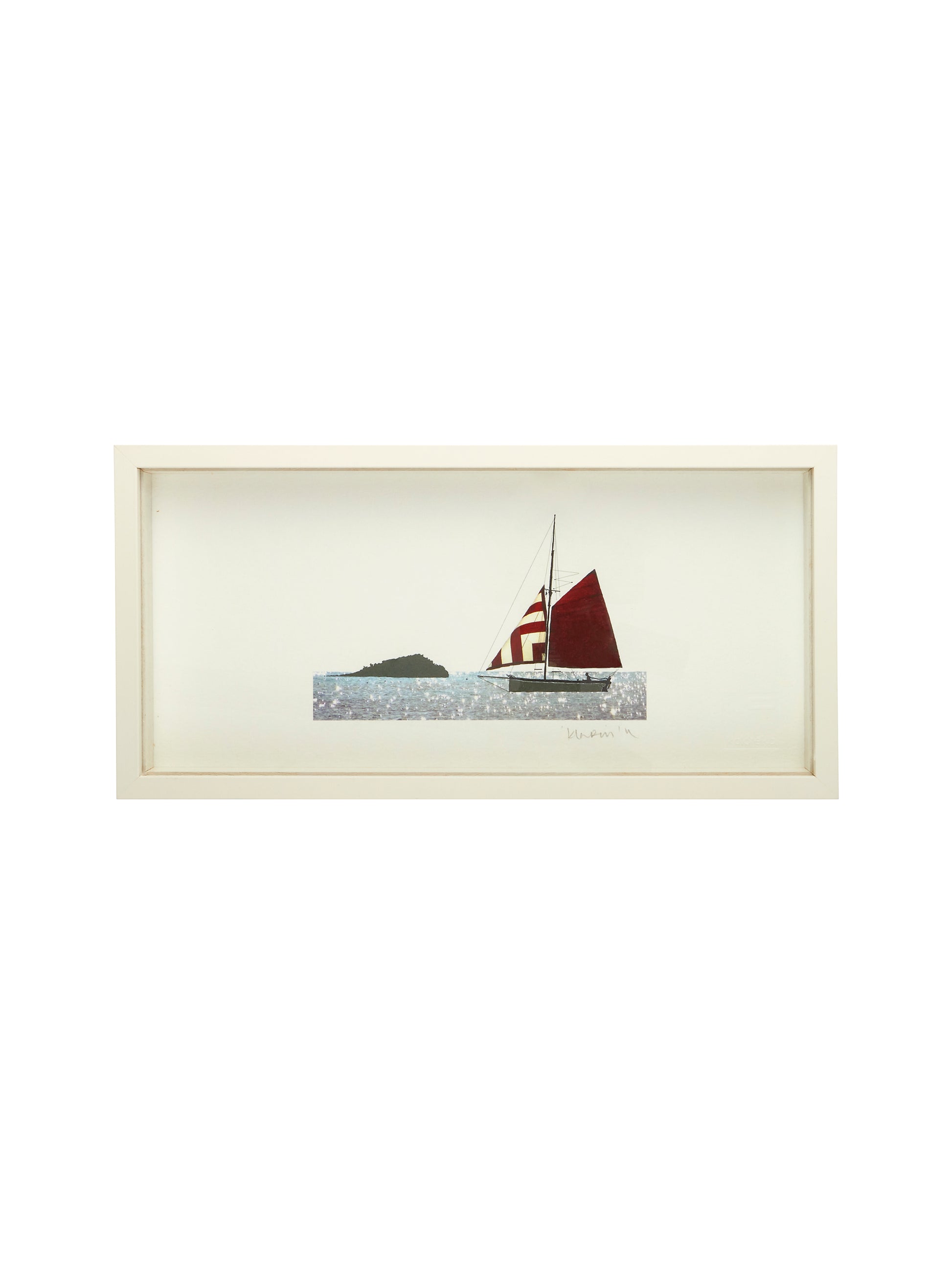 Sailboat Framed Art Weston Table