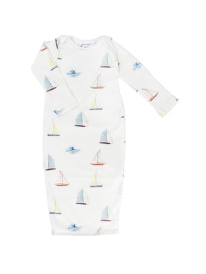  Sailboats Organic Baby Gown Weston Table 