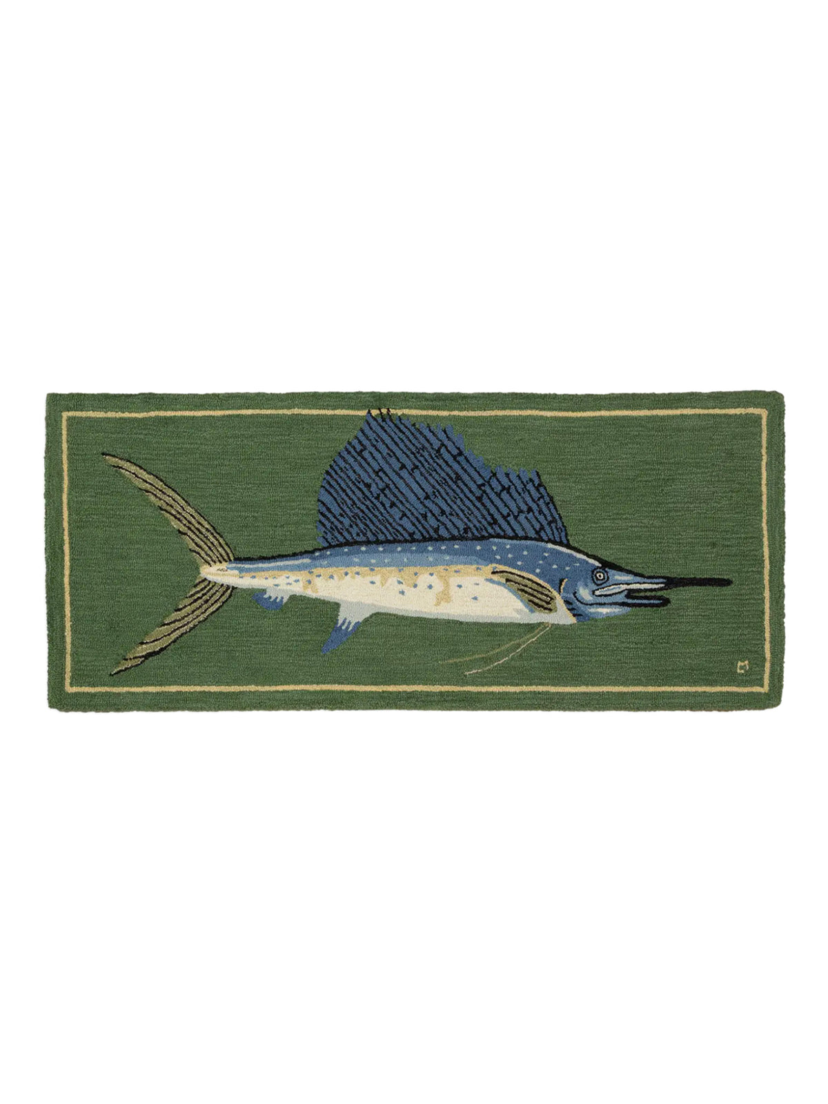 Sailfish Hooked Wool Rug Weston Table