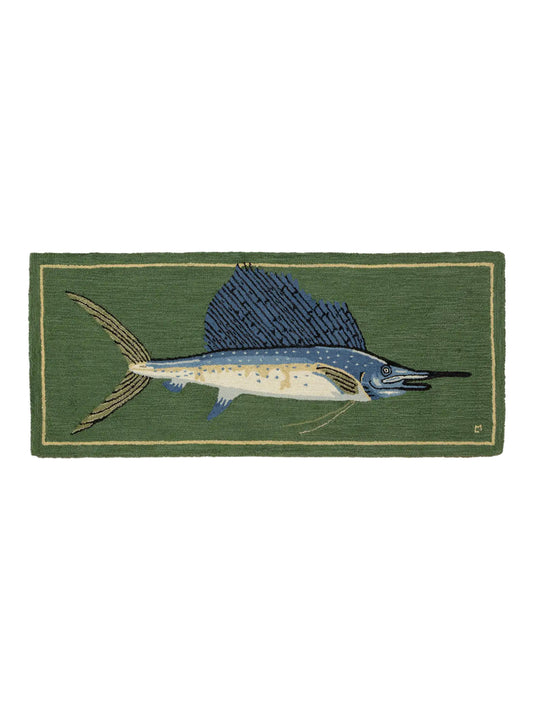 Sailfish Hooked Wool Rug Weston Table