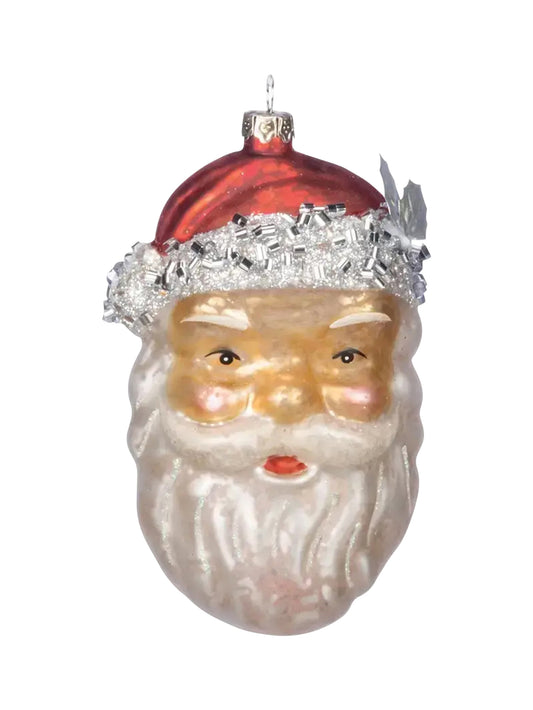 Santa Glass Ornament Weston Table