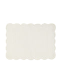 Scalloped Cream Placemats Weston Table