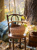 Scottish Willow Stick Handled Foraging Basket Weston Table