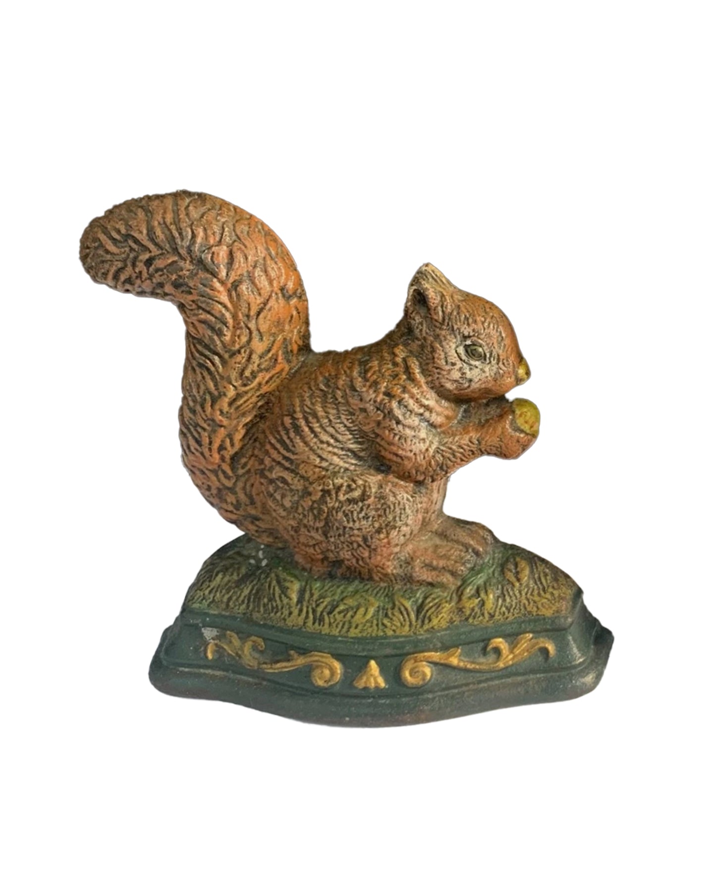 Vintage Squirrel Cast Iron Doorstop Two Weston Table