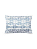 Sferra Cobblestones Blue and White Pillow Weston Table