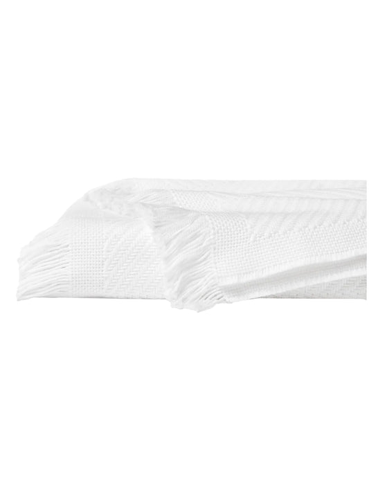 Sferra Costa Throw White Weston Table