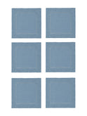 Sferra Festival Cocktail Napkins Hydrangea Set of Six Weston Table