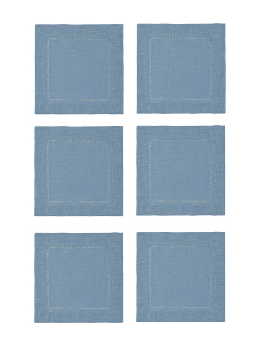 Sferra Festival Cocktail Napkins Hydrangea Set of Six Weston Table