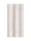 Sferra Strawmare Natural Stripe Linen Napkins Weston Table