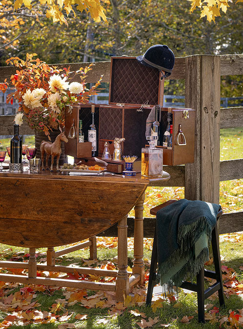 Vintage 19th Century Portieux Vallerysthal Blue and Amber Cocktail