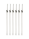 Silver Knot Cocktail Picks Set of Six Weston Table