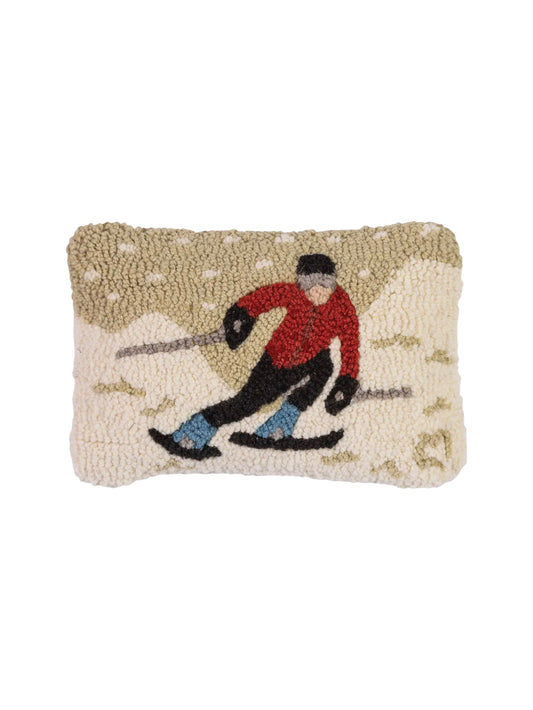 Ski Glider Hooked Wool Pillow Weston Table