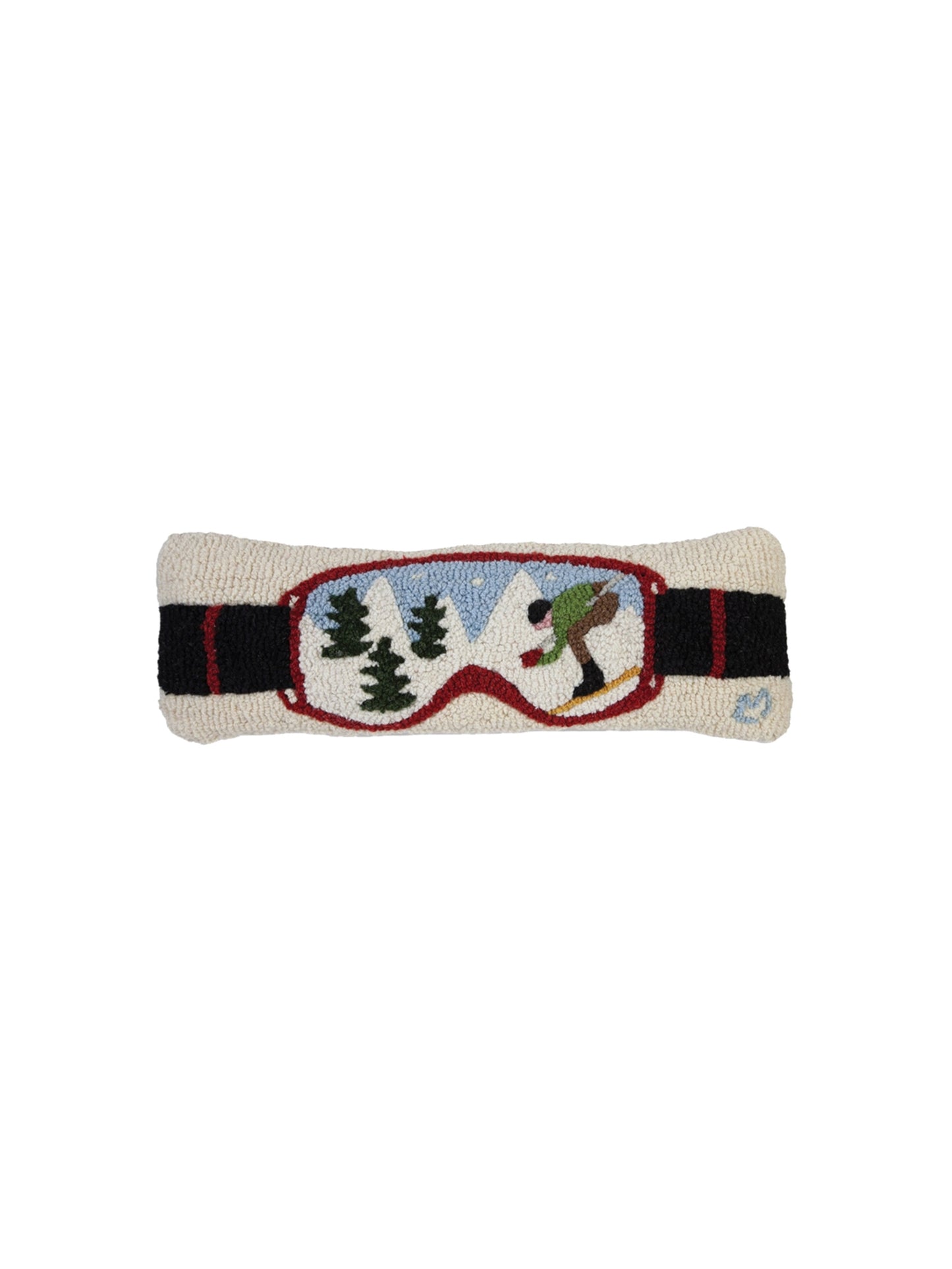 Ski Goggles Hooked Wool Pillow Weston Table