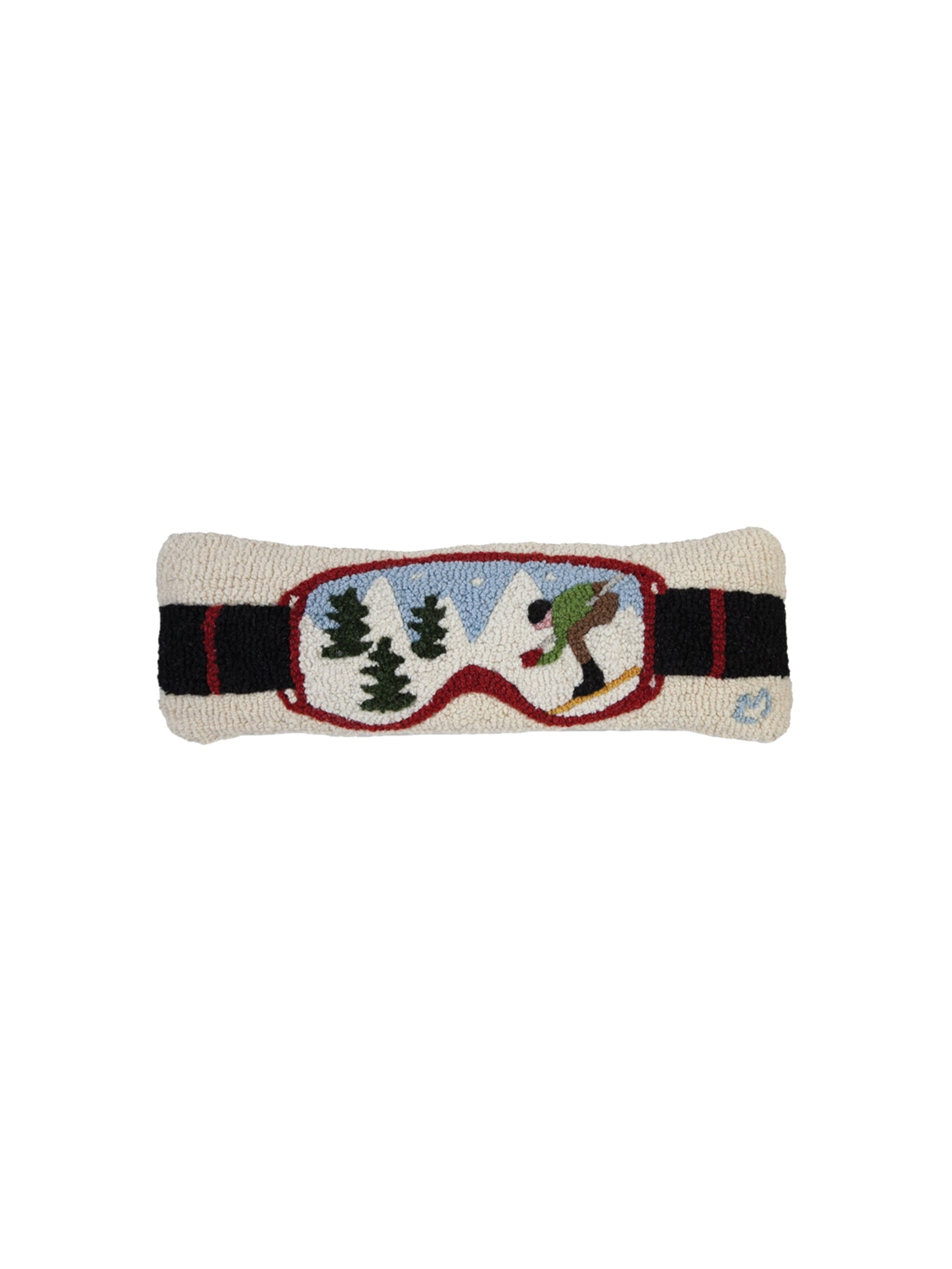 Ski Goggles Hooked Wool Pillow Weston Table