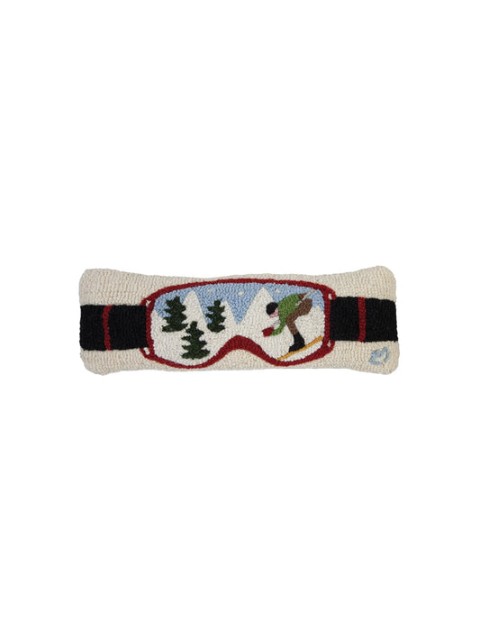 Ski Goggles Hooked Wool Pillow Weston Table