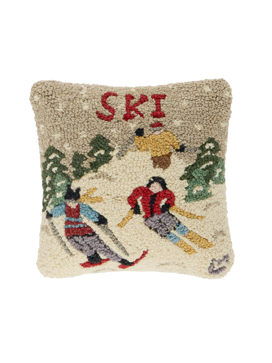 Ski Hooked Wool Pillow Weston Table 