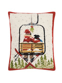 Ski Lift with Dog Hook Pillow Weston Table