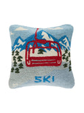 Ski the Peak Wool Pillow Weston Table 