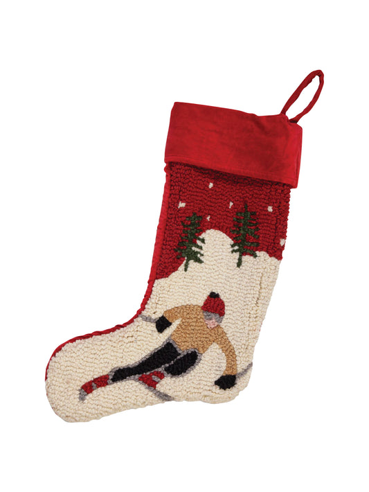 Skier Christmas Stocking Weston Table