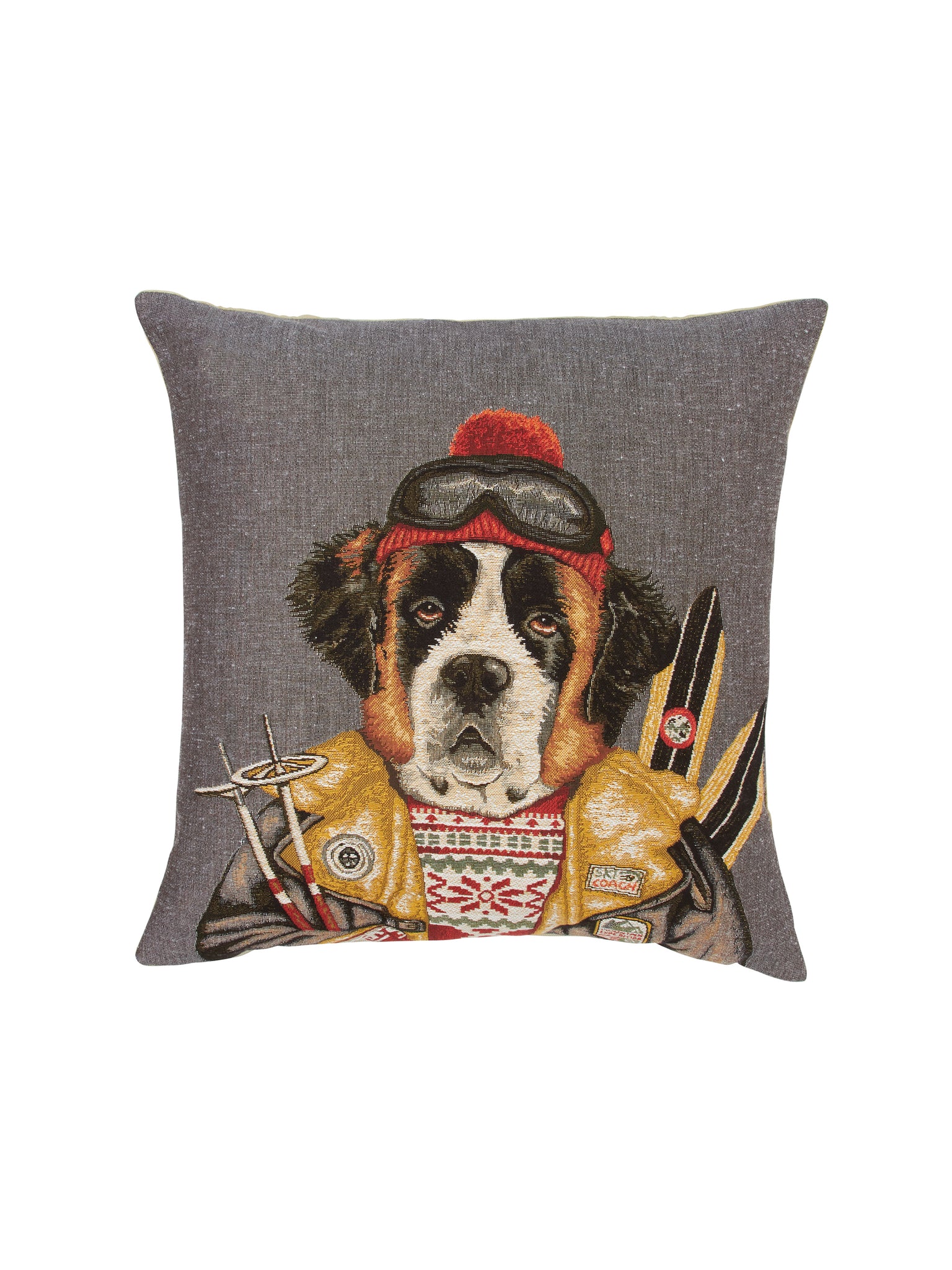 Skiing Bernese Pillow Weston Table