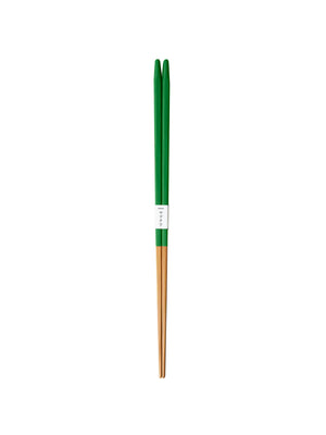  Slim Bamboo Chopsticks Green Weston Table 