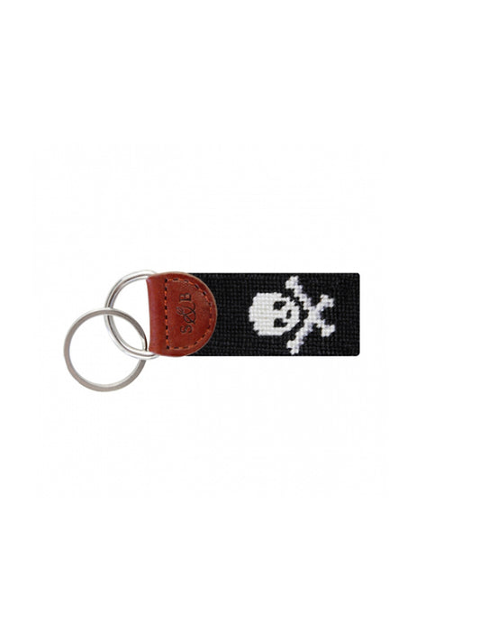 Smathers & Branson Jolly Roger Needlepoint Key Fob Weston Table