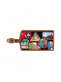 Smathers & Branson Travel Stickers Needlepoint Luggage Tag Weston Table