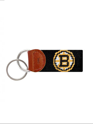  Smathers & Branson Bruins Needlepoint Key Fob Weston Table 
