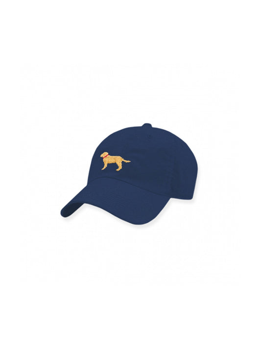 Smathers & Branson Yellow Lab Needlepoint Performance Hat Weston Table