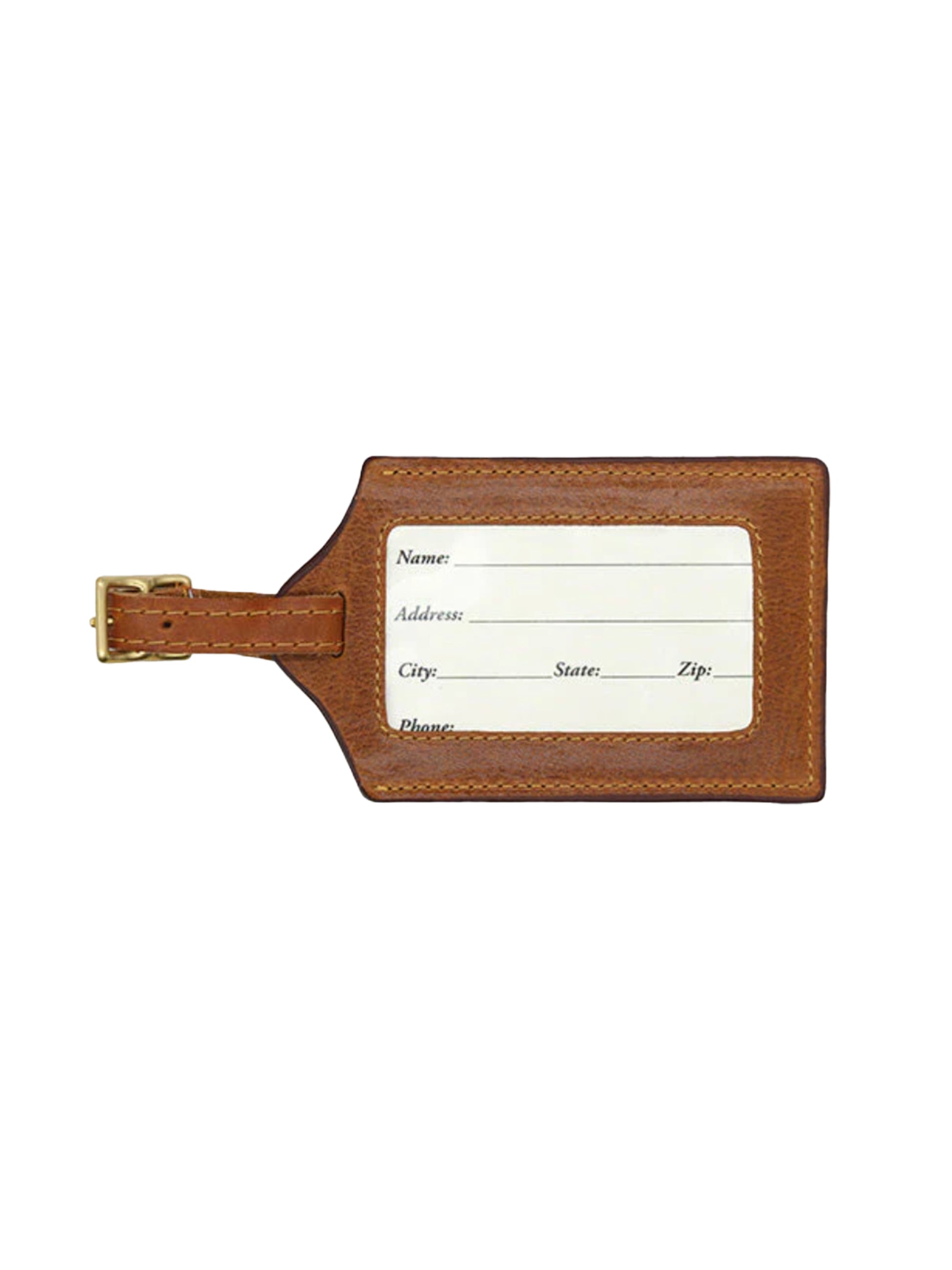Smathers & Branson Gopher Golf Needlepoint Luggage Tag Weston Table