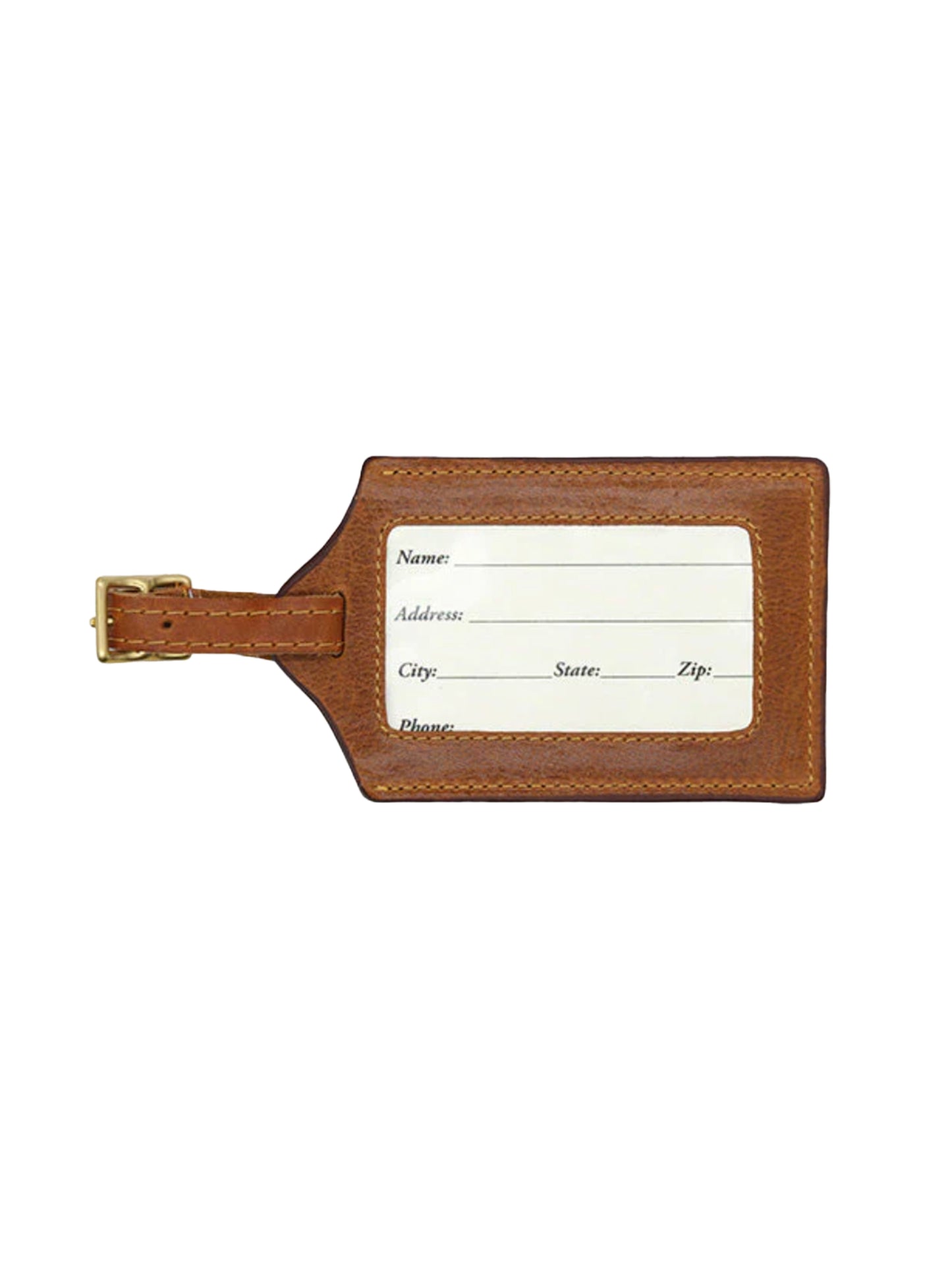 Smathers & Branson Wildflower Needlepoint Luggage Tag Weston Table