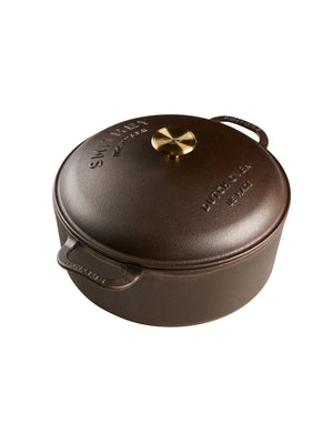  Smithey Cast Iron Dutch Oven 7.5 Quart Weston Table 