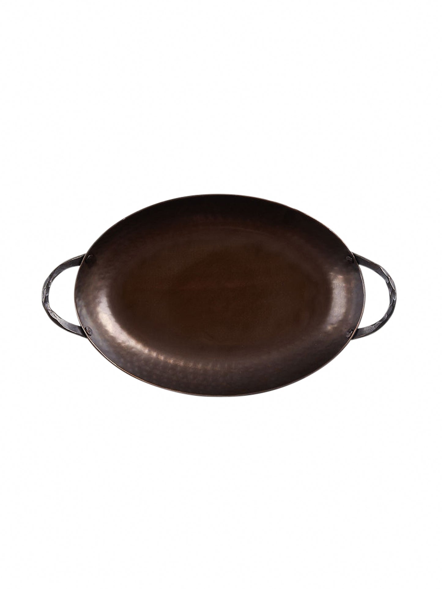 Smithey Hand Forged Carbon Steel Oval Roasting Pan Weston Table
