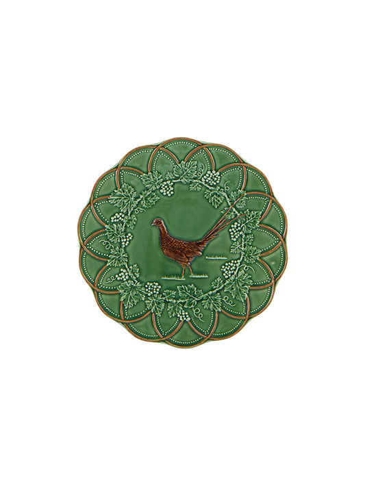 Bordallo Pinheiro Woods Snack Plate Pheasant