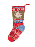 Snowflake Wool Knit Christmas Stocking Weston Table