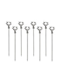 Stag Cocktail Picks Shiny Weston Table