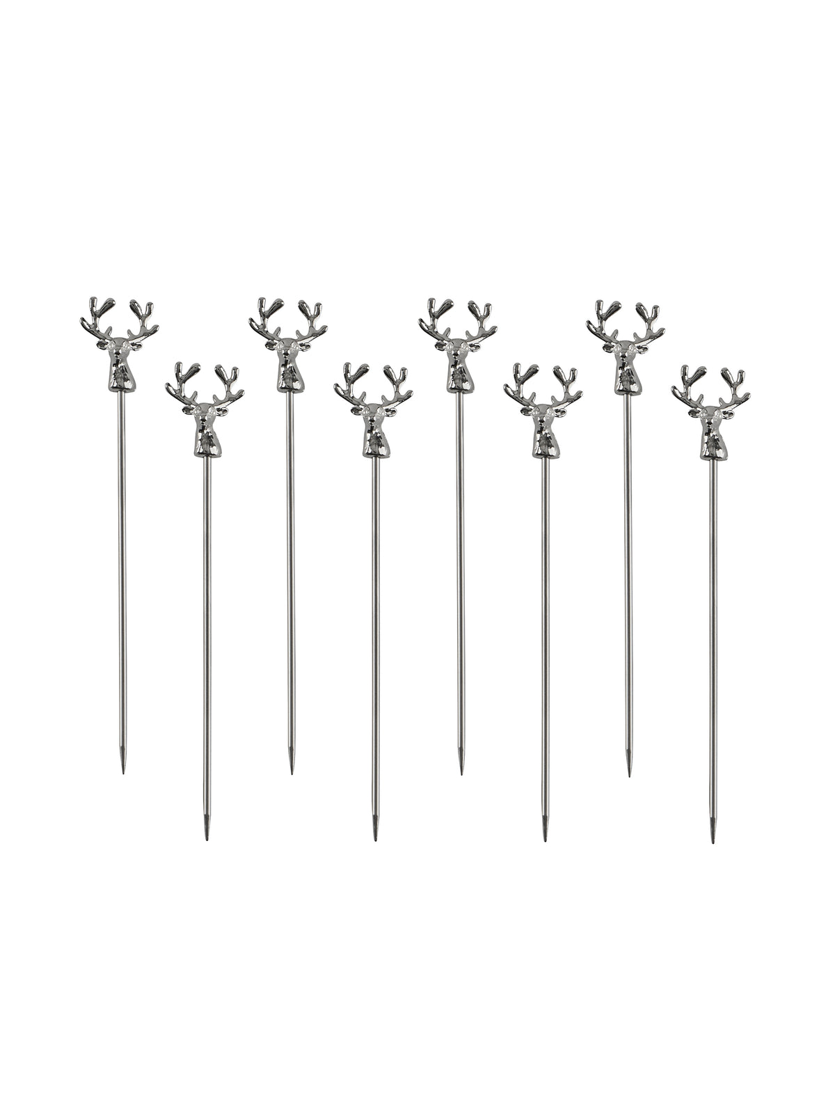Stag Cocktail Picks Shiny Weston Table