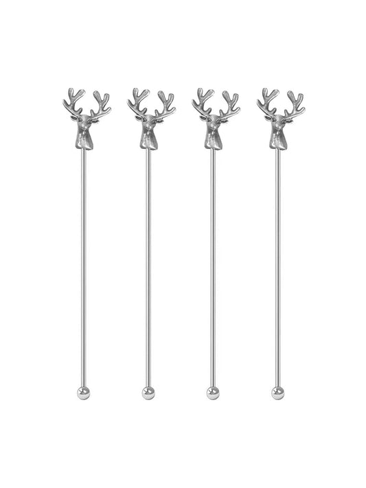 Stag Cocktail Stirrers Vintage Set of Six Weston Table 