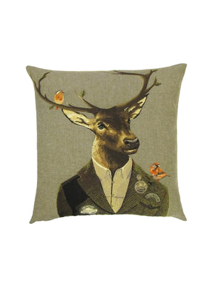  Stag Pillow with Tweed Lapel Weston Table 