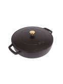 Staub Cast Iron 4 Quart Braiser with Cast Iron Lid Weston Table