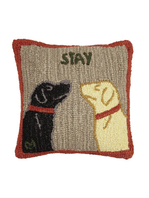  Stay There Hooked Wool Pillow Weston Table SP  