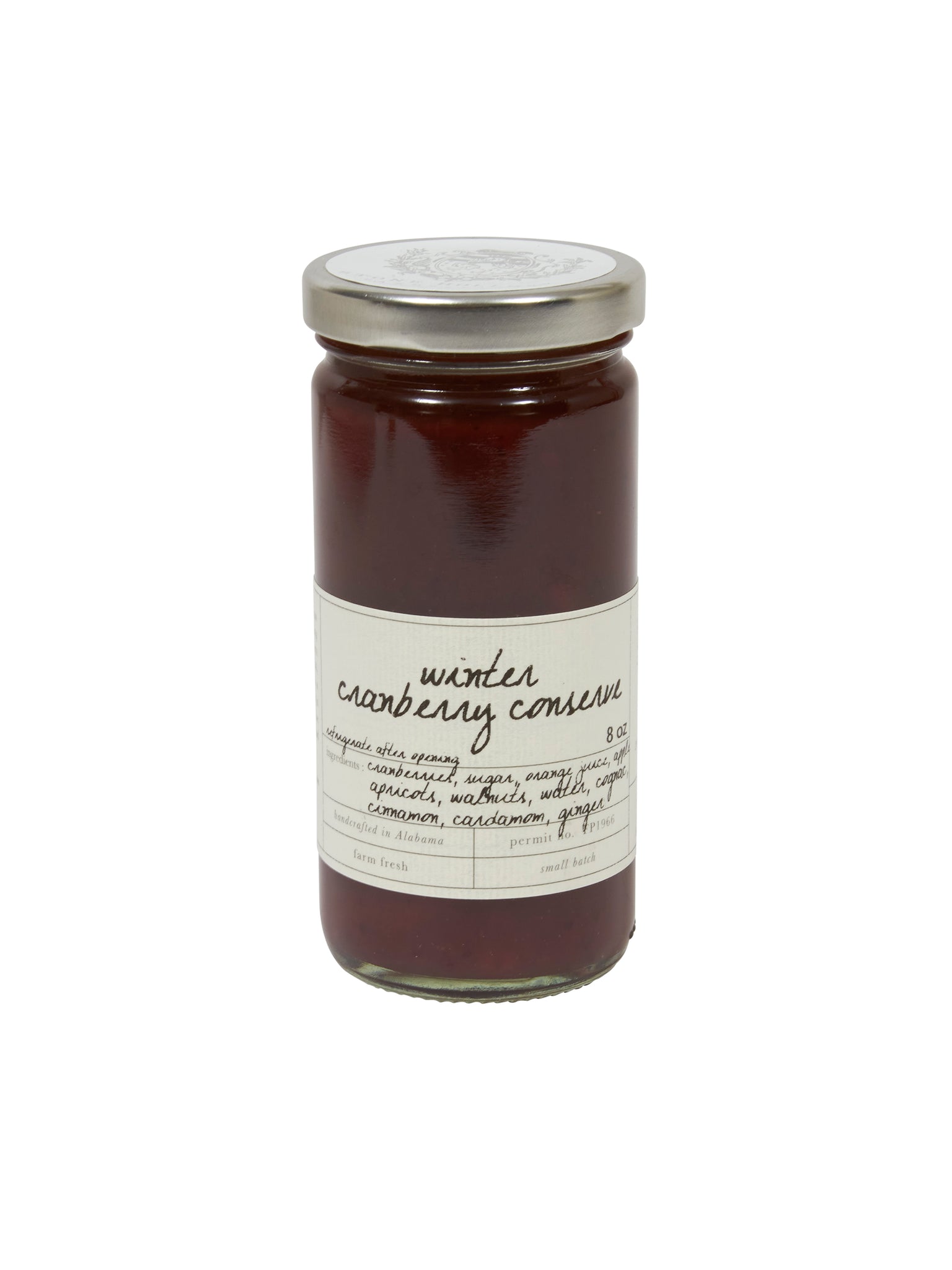 Stone Hollow Farmstead Winter Cranberry Conserve Weston Table